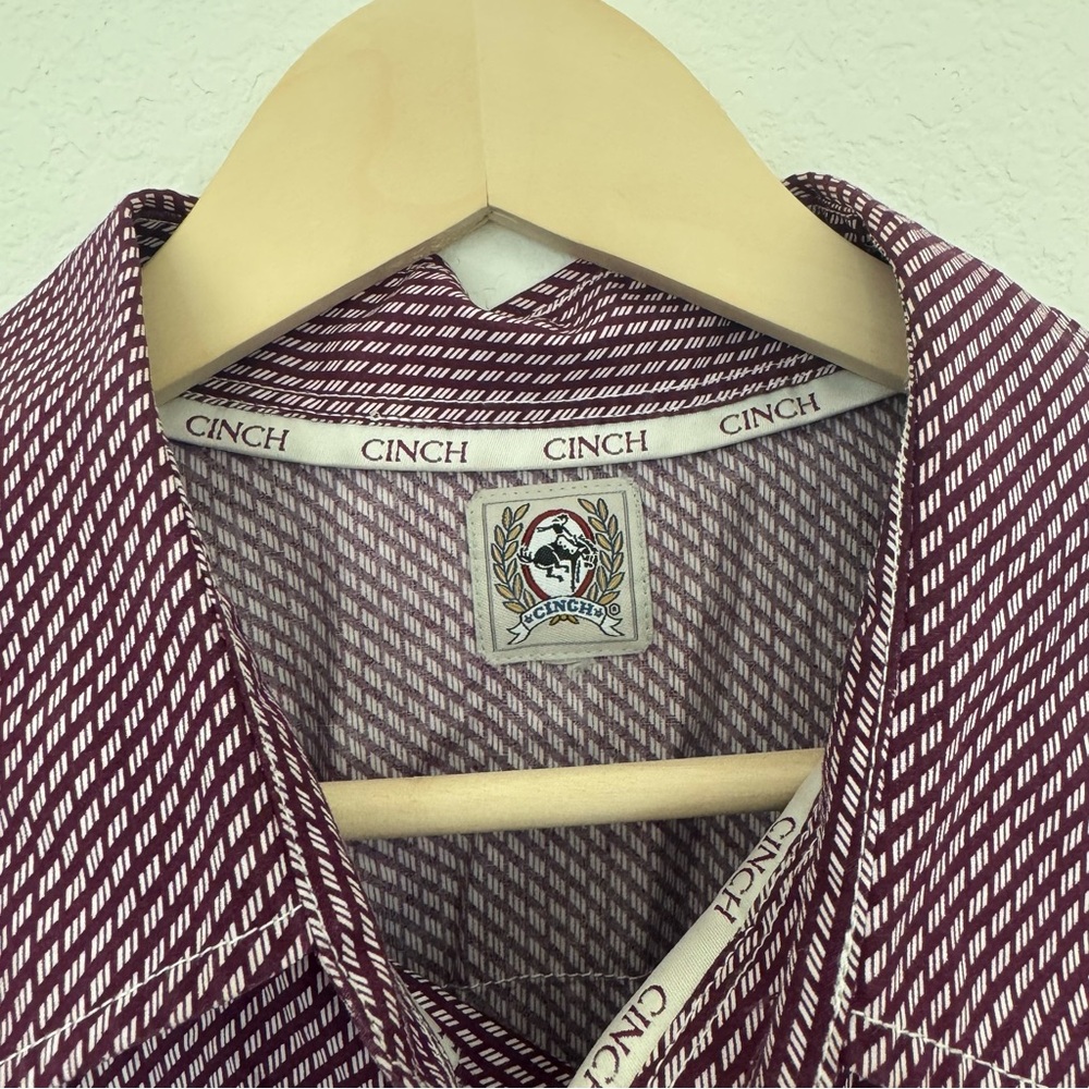 Cinch Western Shirt Relaxed Long Sleeve Pearl Snap SZ L - Picture 5 of 5